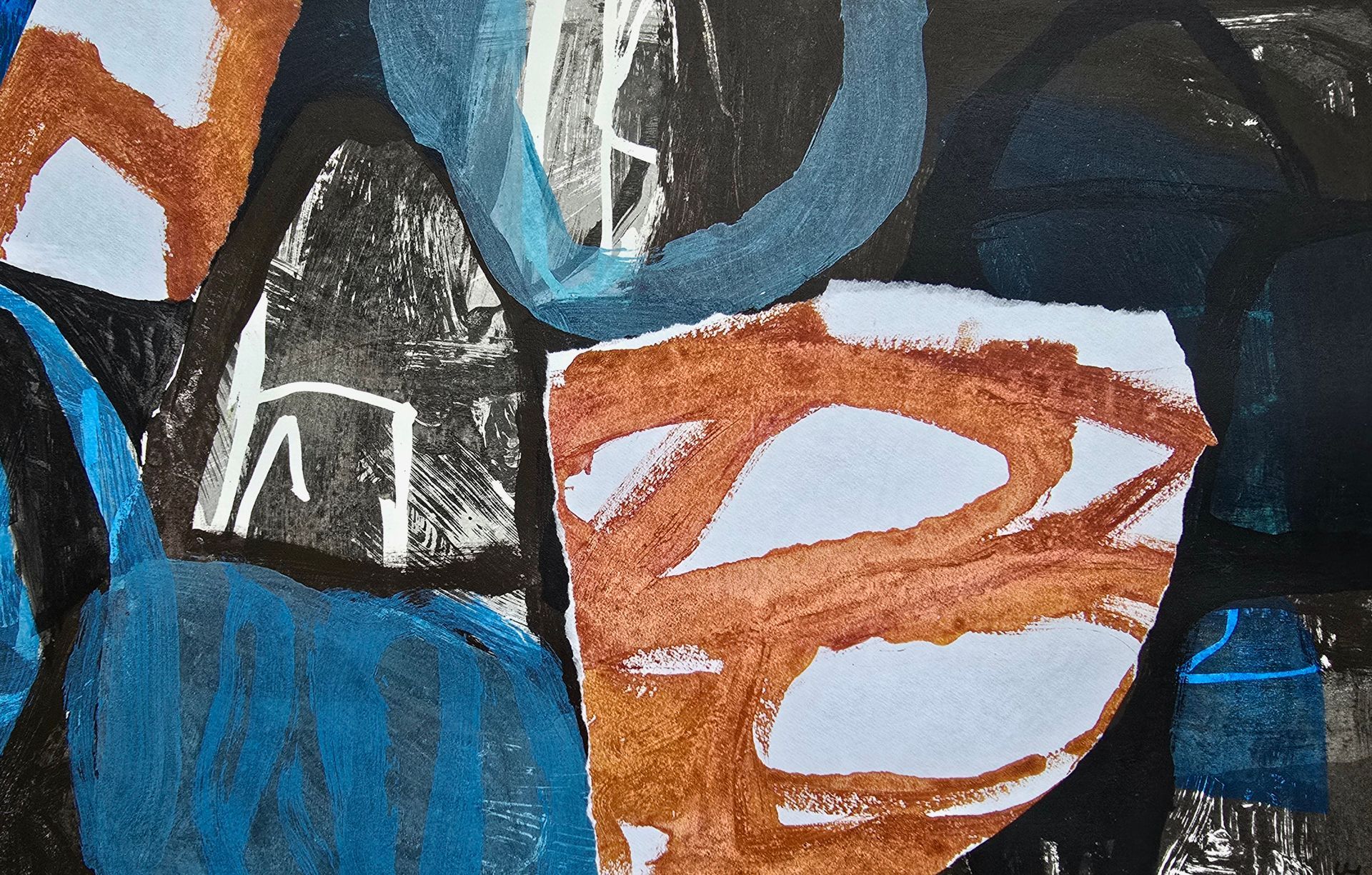 Following the Stream Framed Mixed Media 53cm x 41cm  £295