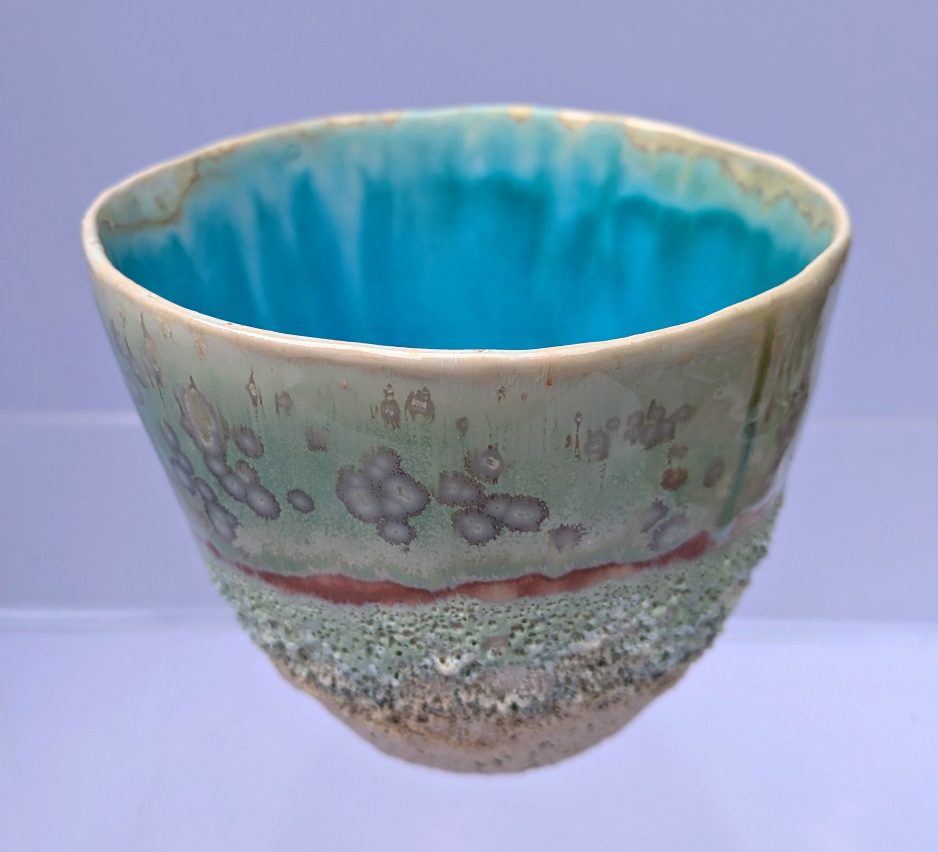 Aqua Beaker 11.5cm x 9cm SOLD