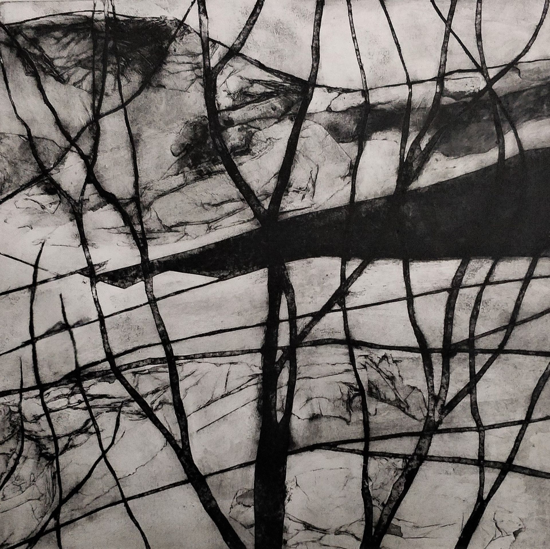 Beck Foot 3/5 Collagraph 32cm x 32cm £260