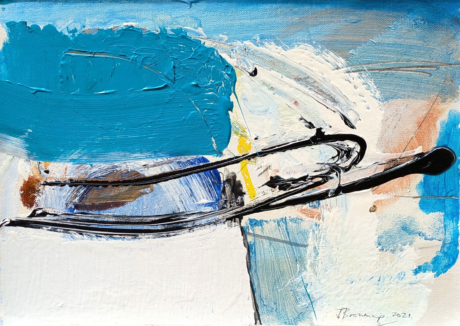 Storm Surge Oil on Board 43cm x 33cm £1275