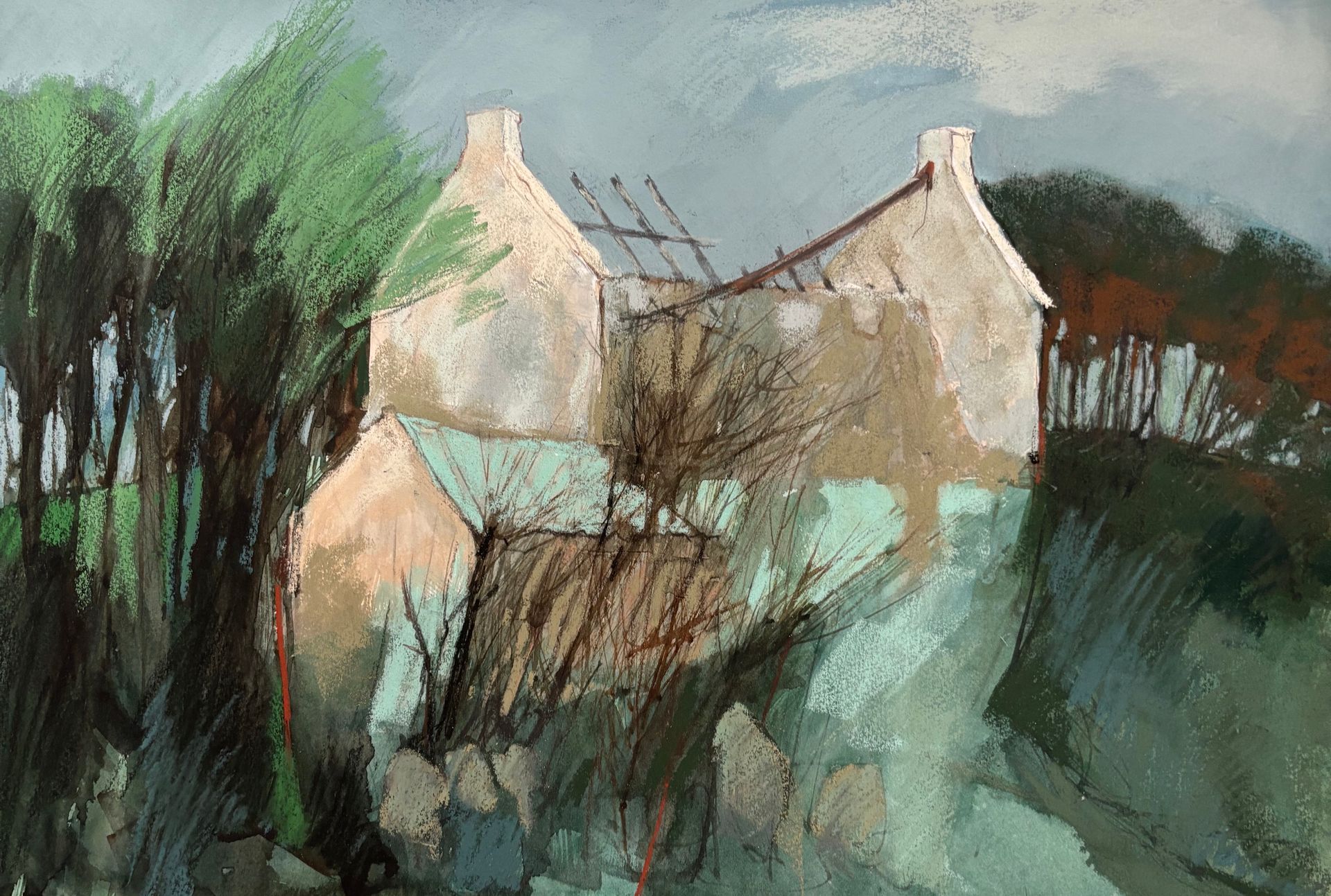 Verdigris Mixed Media 69cm x 50cm £850