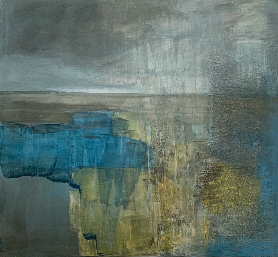 Rain Coming  Acrylic on Board 60cm x 60cm SOLD