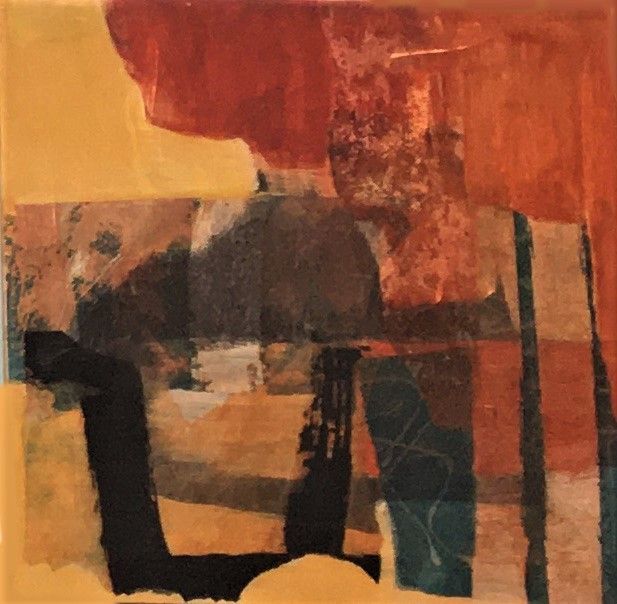 Casa, Acrylic on Board, 35cm x 35cm, SOLD