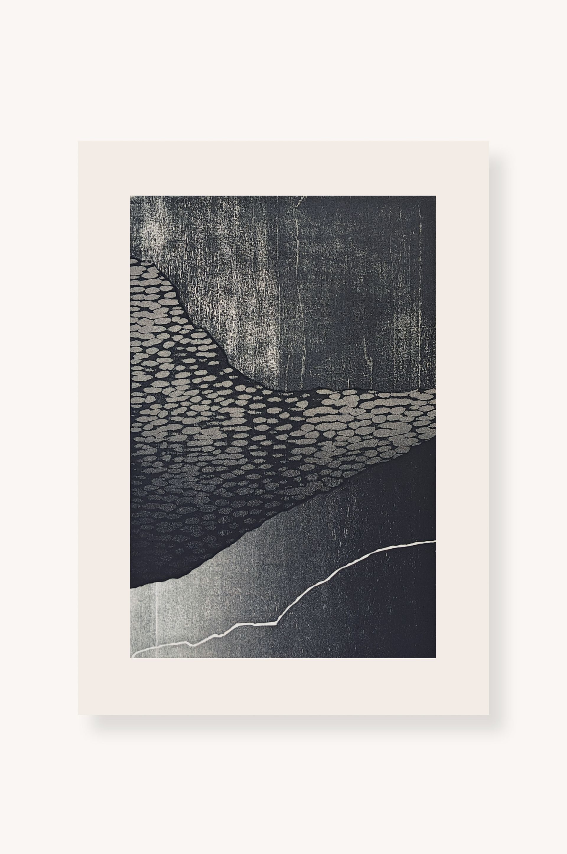 Through Hidden Ground Print Unframed, Wrapped Woodblock Print Edition no. 2 of 6 29cm  x 38.5cm£220