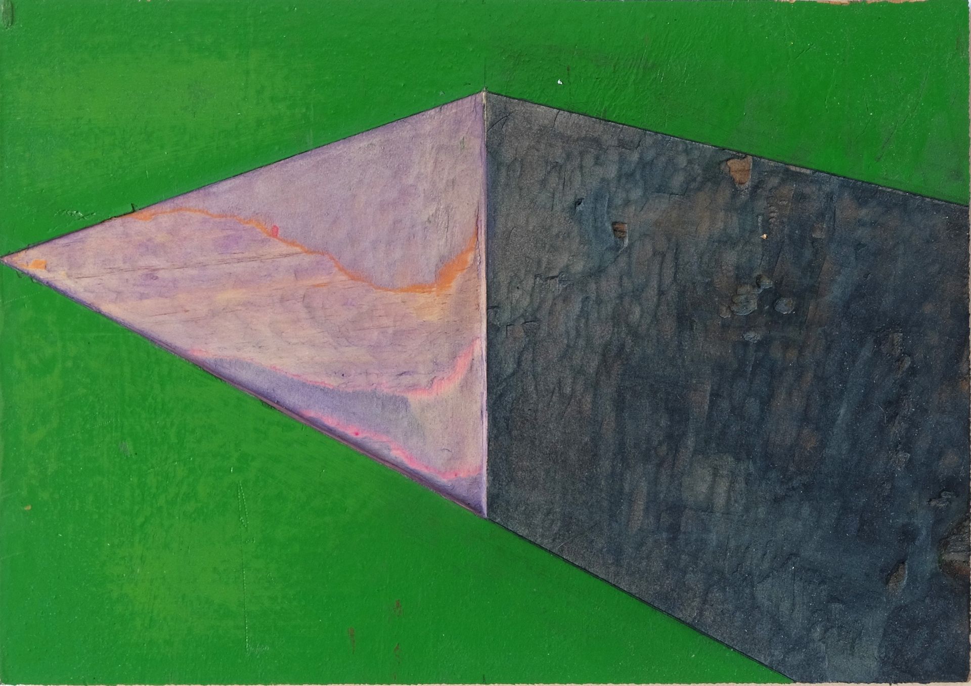 Hollowed Carving and Watercolour on Wood 15cm x 21cm  £550