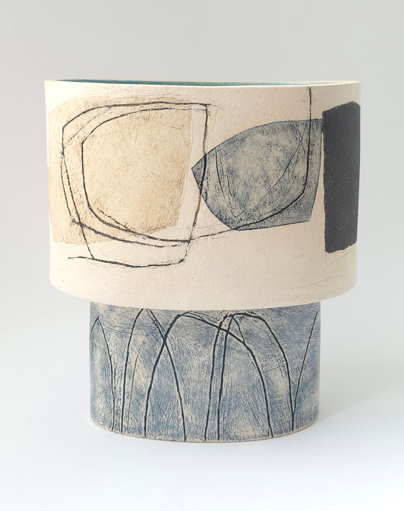 Vessel LXIX Stoneware 18cm tall £170