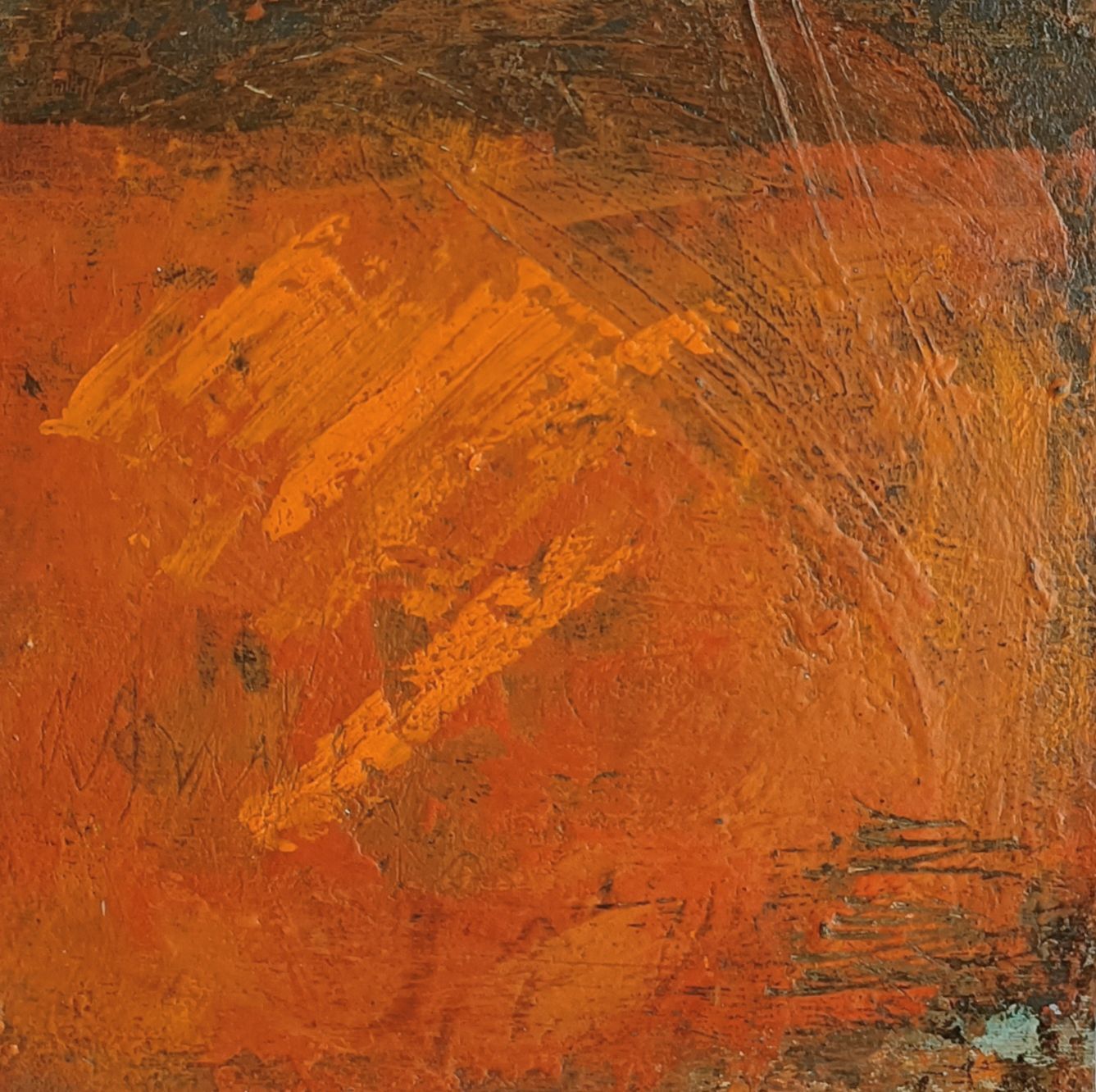 Emergence lll Oil and Mixed Media on Panel 32cm x 32cm £250