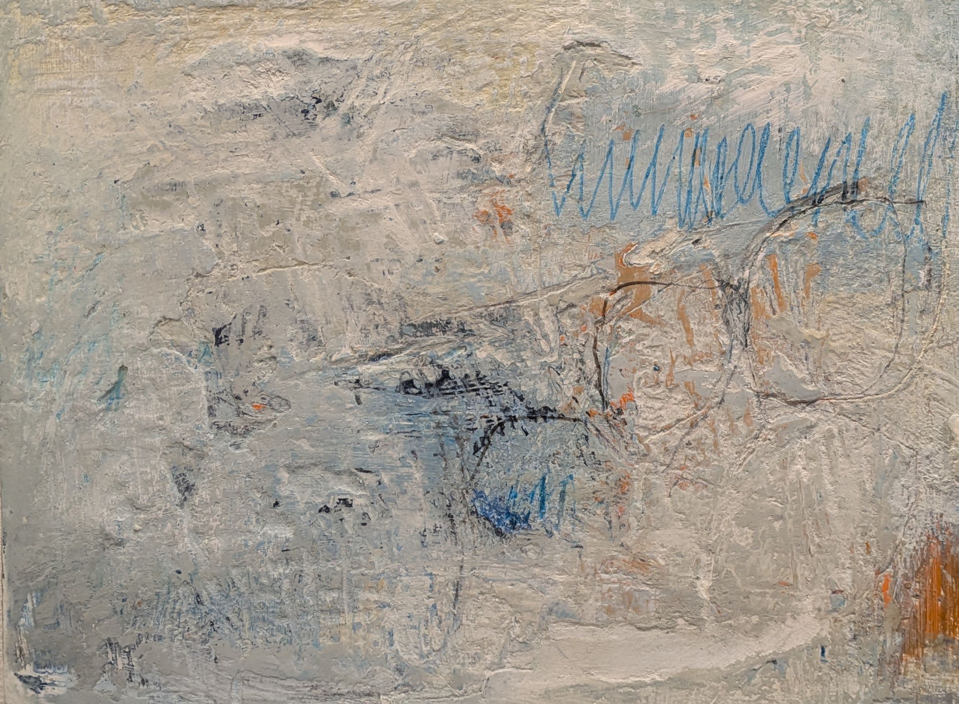 Weather Beaten VIII Oil and Mixed Media on Cradled Panel 20cm x 15cm £145