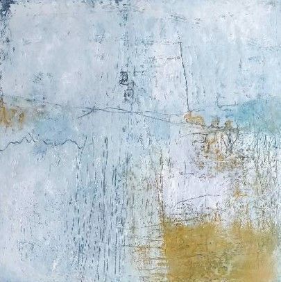 Zennor Retraced 111 Oil and Mixed Media on Cradled Panel 51cm x 51cm SOLD