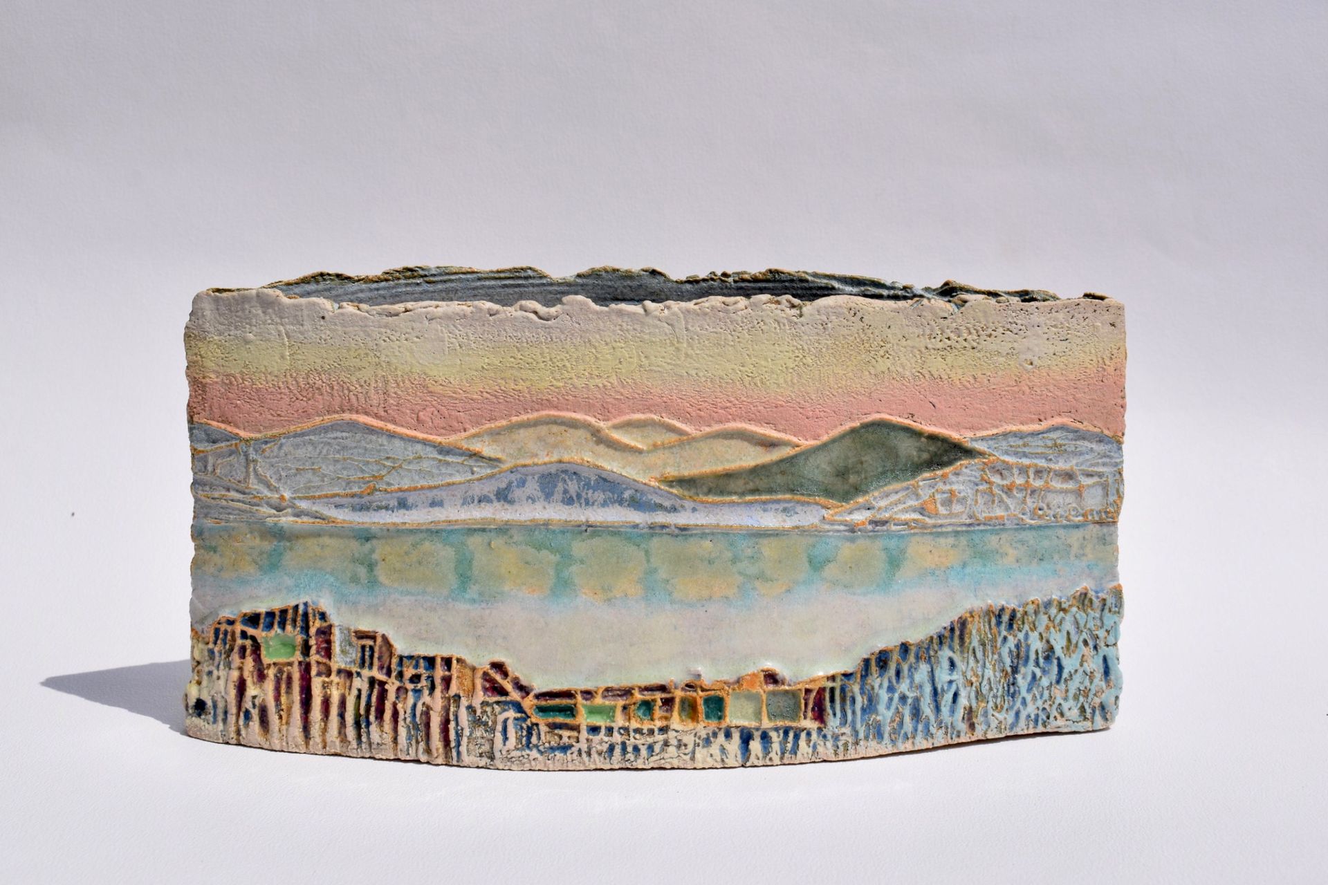 Stoneware Ceramic Vessel C 11cm x 22cm SOLD