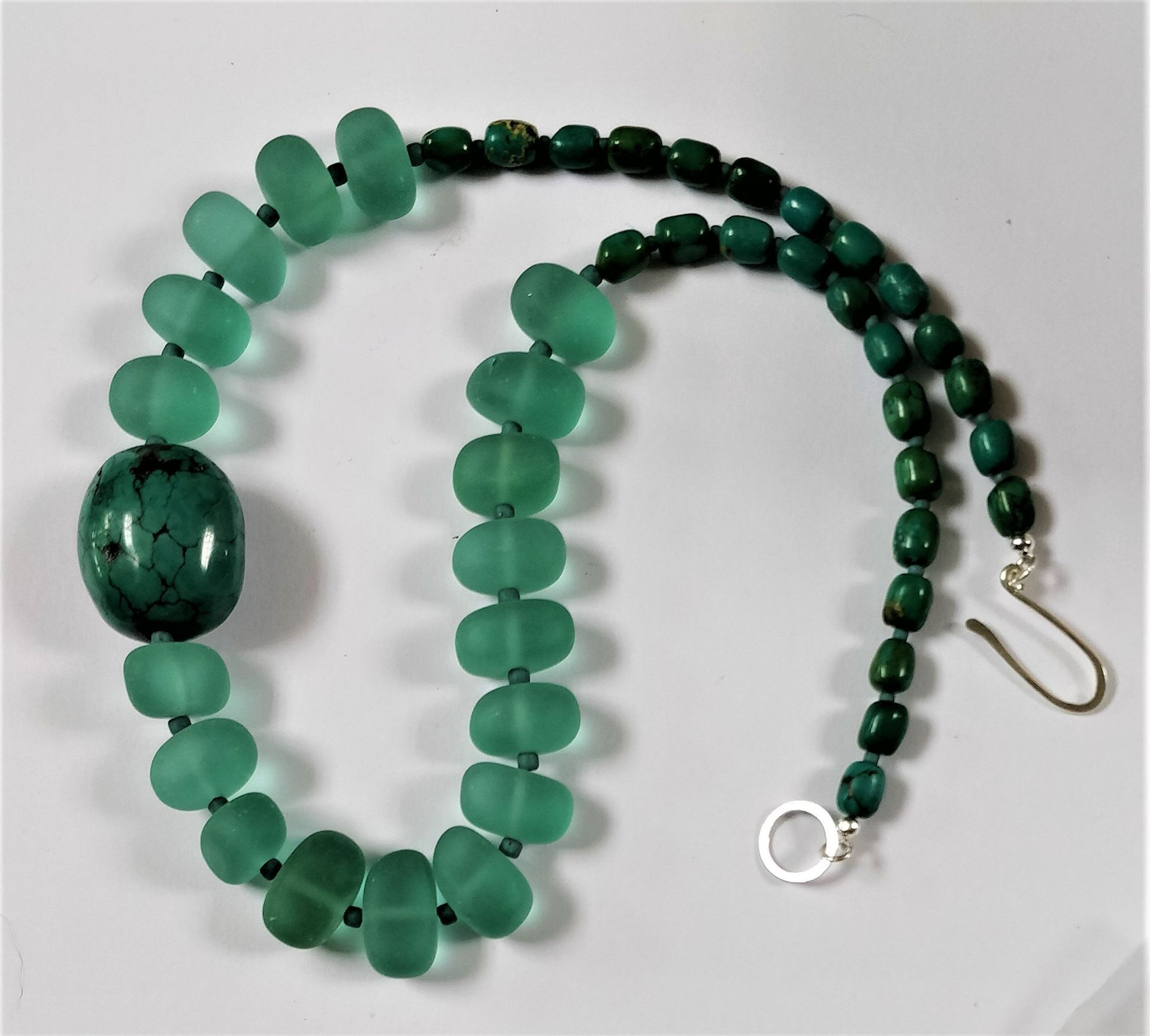 Sea Glass, Turquoise II Necklace SOLD 