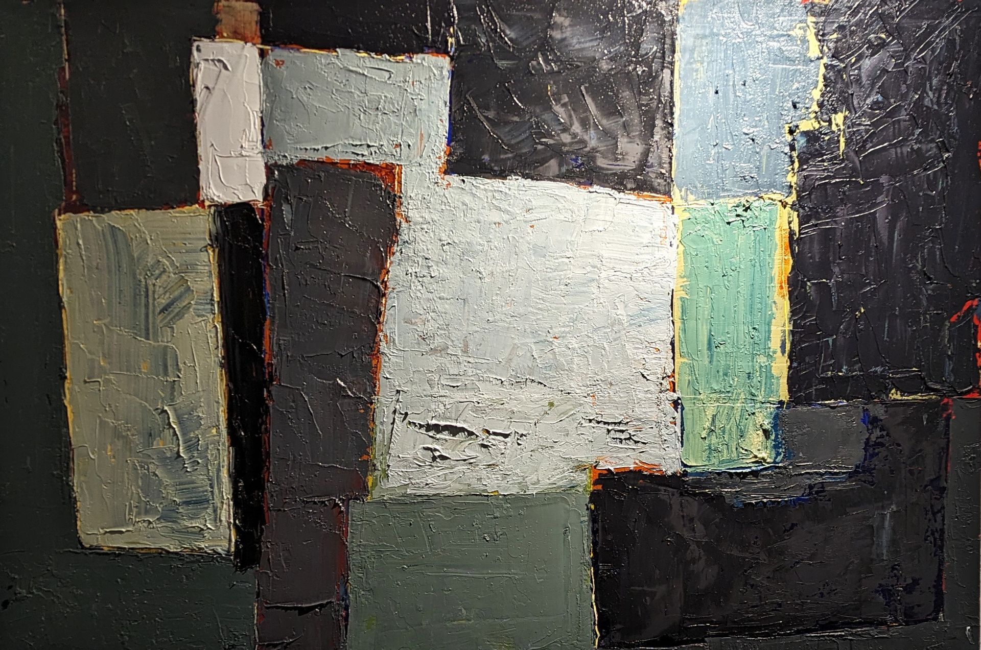 Unfolding Oil on Panel 50cm x 76cm x 4cm £4000