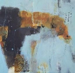 Breathing Space Mixed Media 79cm x79cm £1400