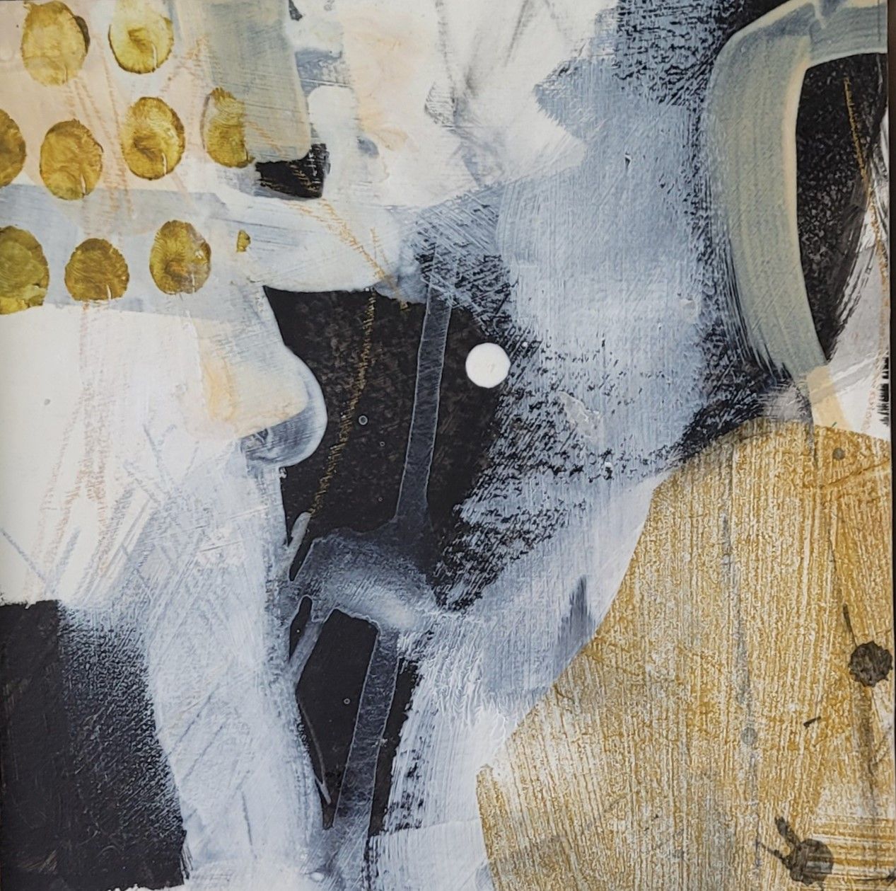 Frozen Layers I Mixed Media 20.5cm x 20.5cm framed 23.5cm x 23.5cm £265