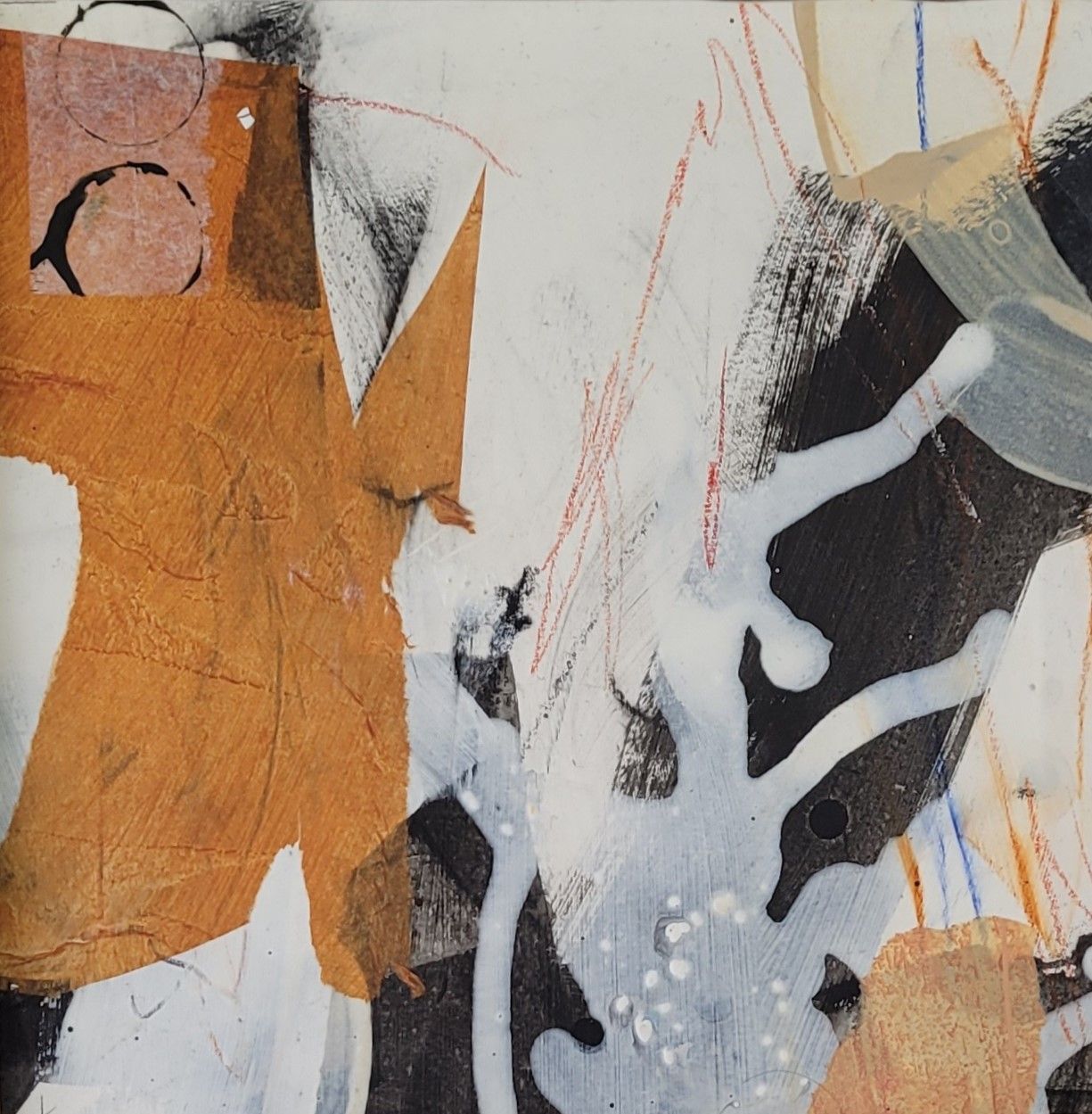 Frozen Layers III Mixed Media 20.5cm x 20.5cm framed 23.5cm x 23.5cm £265