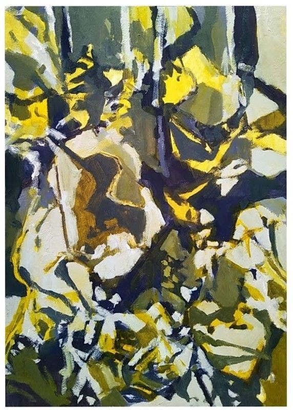 Birch Bracket Oil on Paper 40cm x 29cm Framed size 69cm x 58cm £800