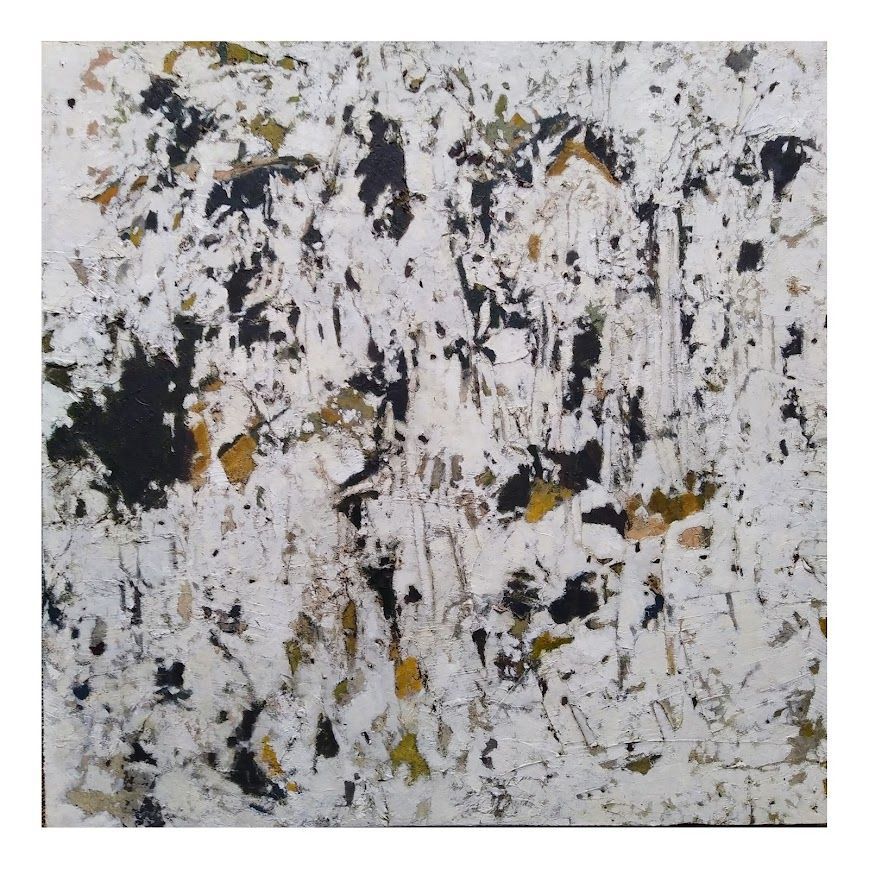 Vestige Oil, Acrylic and Walnut Ink on Canvas 61cm x 61cm £800