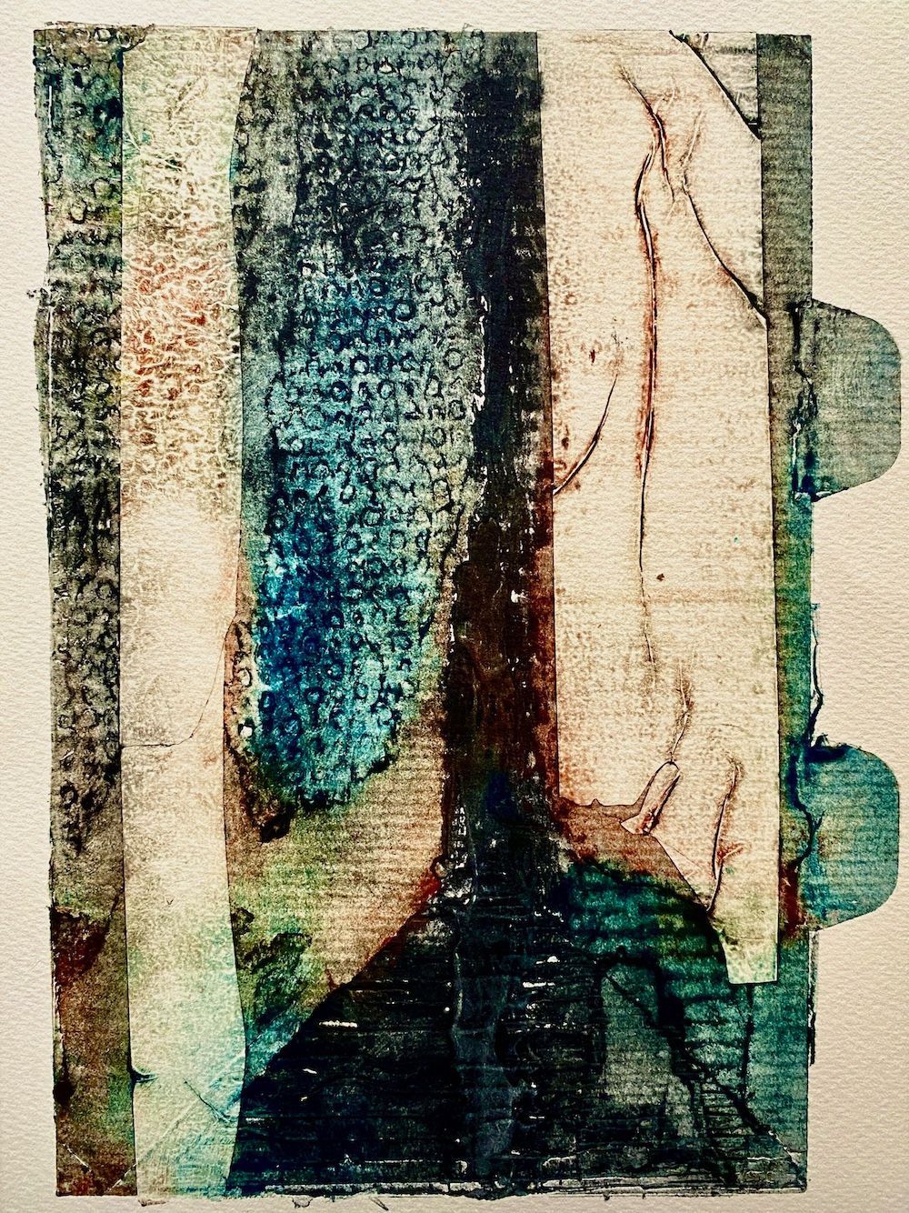 Vestiges I Collagraph 18cm x 25cm Framed size 33cm x 43cm £280