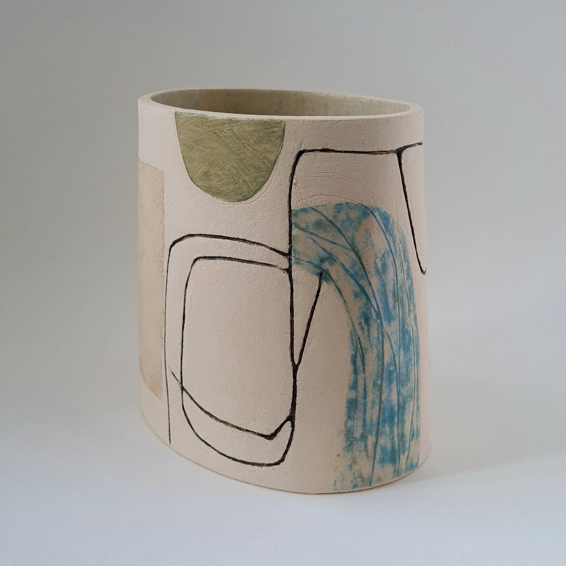 Vessel XLIX Stoneware 13.5cm tall £125