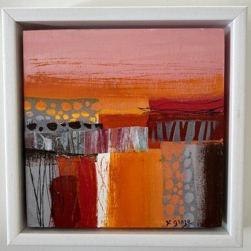 Yvette Glaze Luminous Mixed Media on Wooden Panel 18cm x 18cm £150