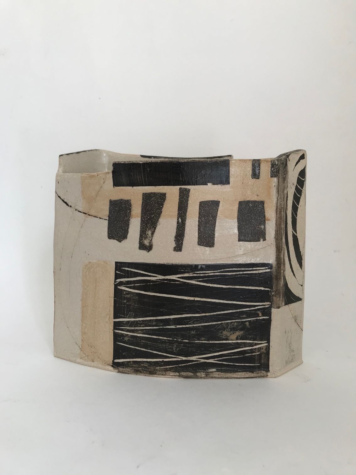 Yvette Glaze Reflections Ceramic Vase 19cm x 22cm £195