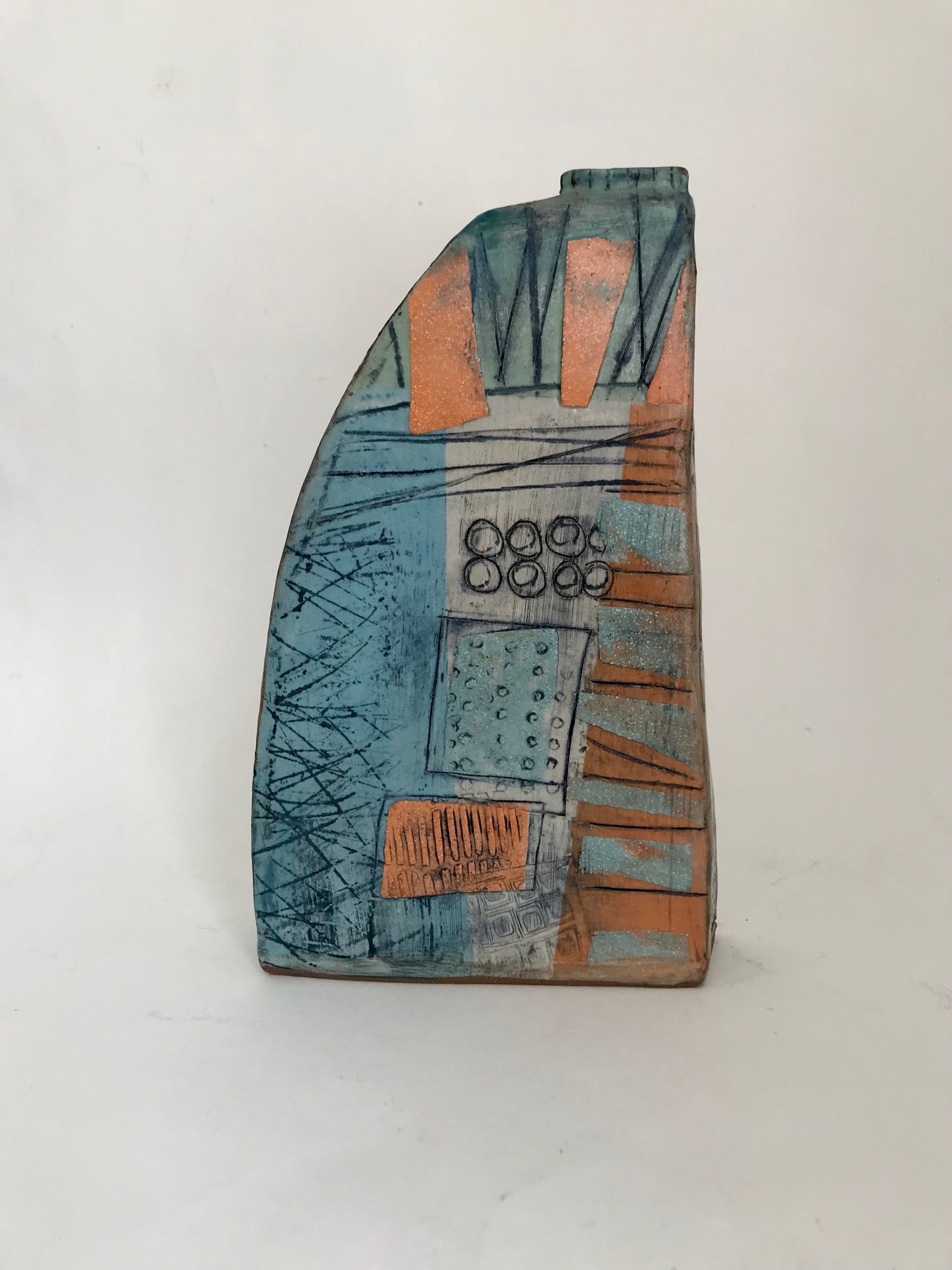 Yvette Glaze Seeking Shelter 3 Ceramic Vase 24cm x 14cm £195