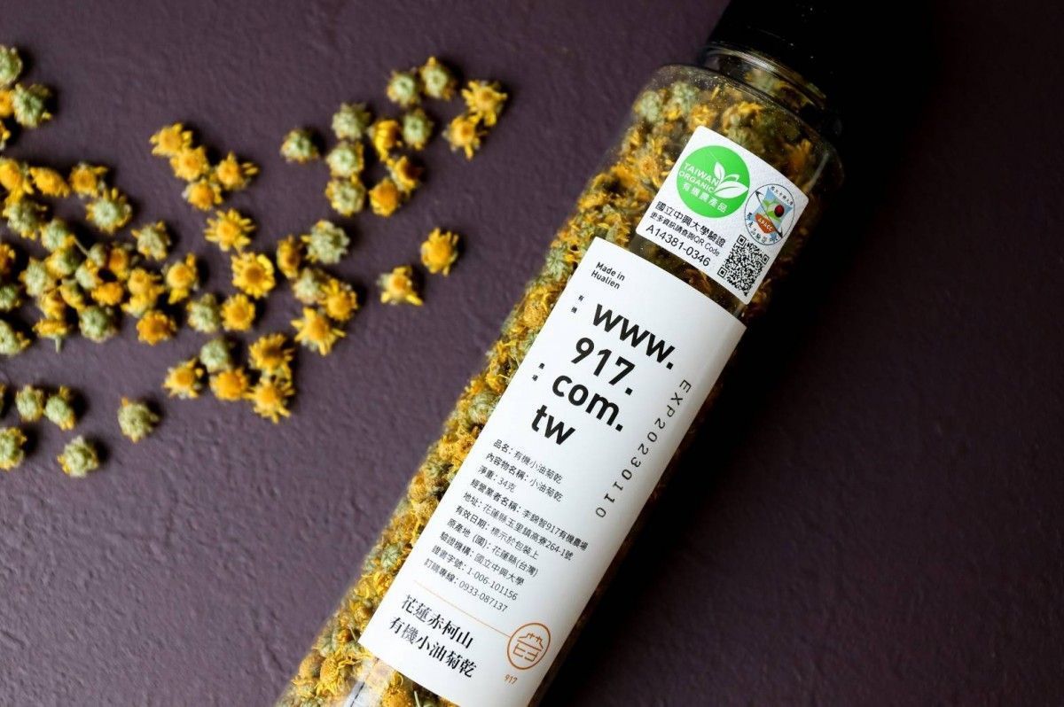 花蓮赤柯山有機小油菊乾3瓶