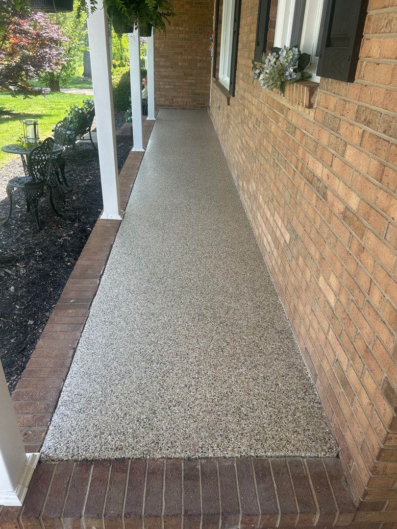 epoxy flooring for porches salisbury nc