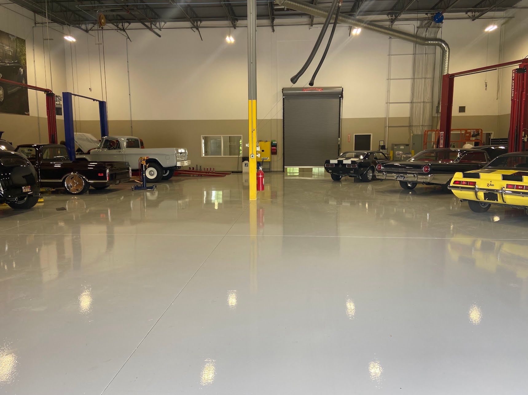 showroom epoxy flooring in charlotte nc