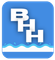 Broadmoor Huntington Harbour A blue icon with the letters bh on it