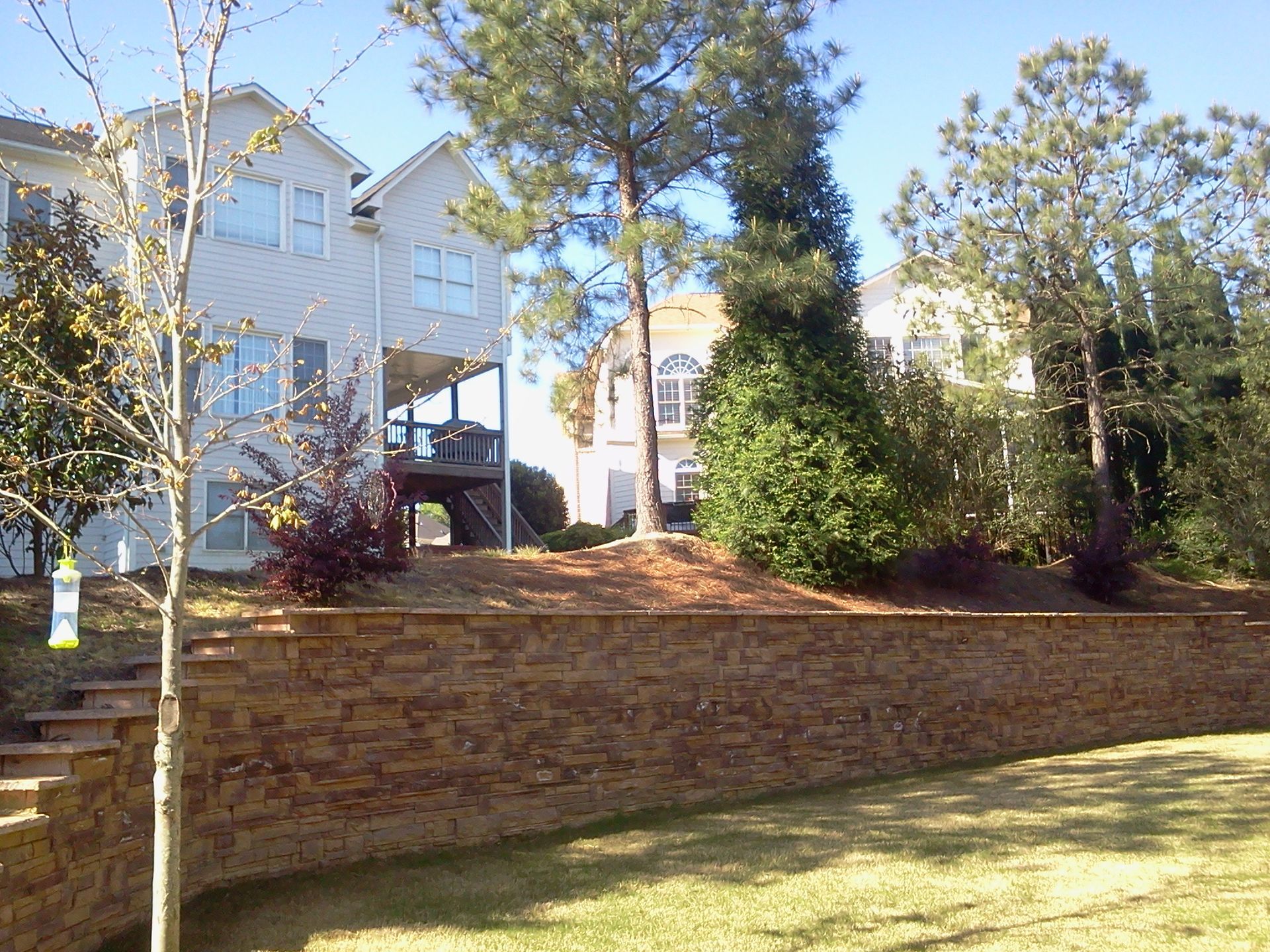 Block Stone Wall