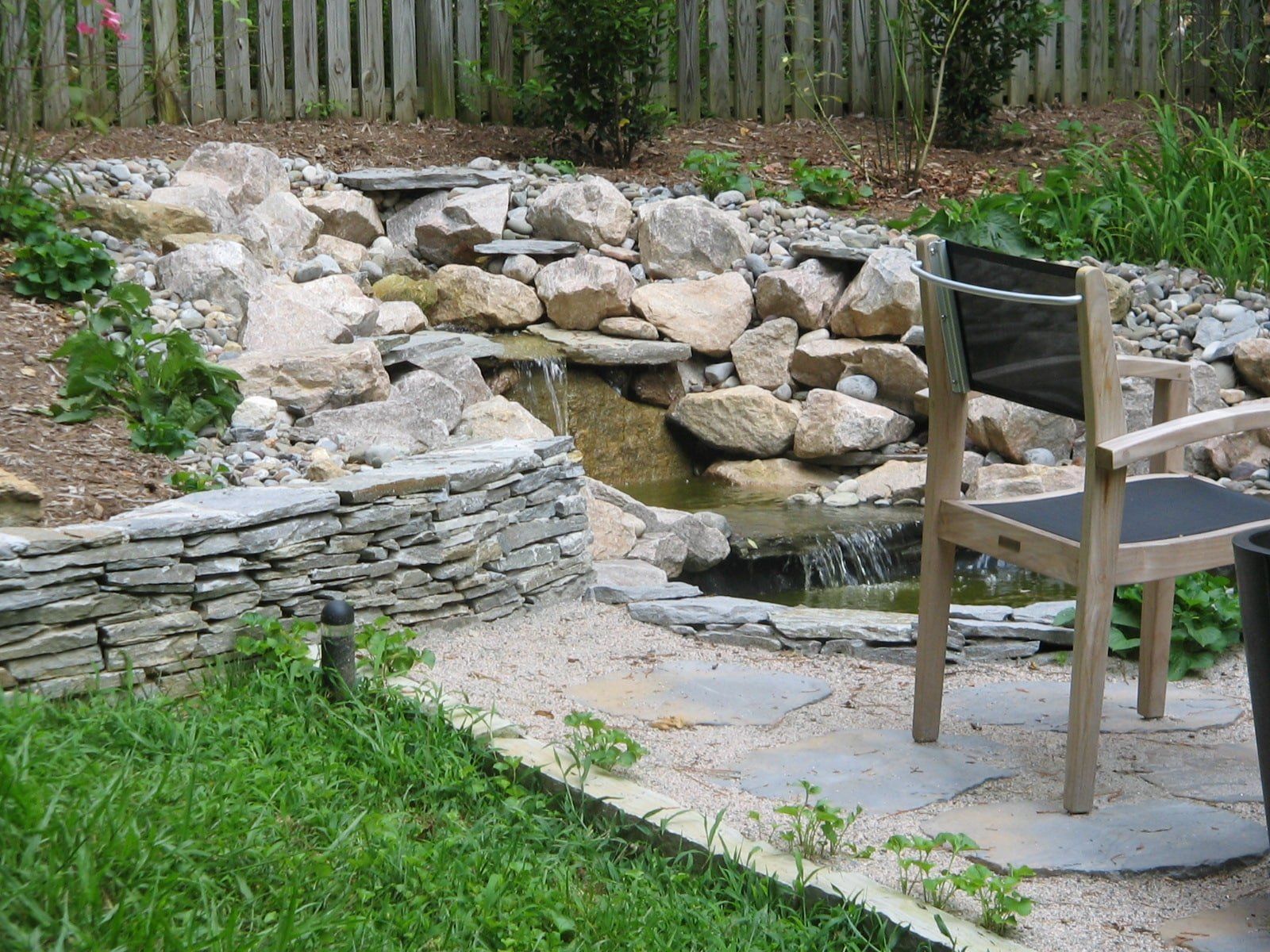Hardscape Stone wall Landscape Design