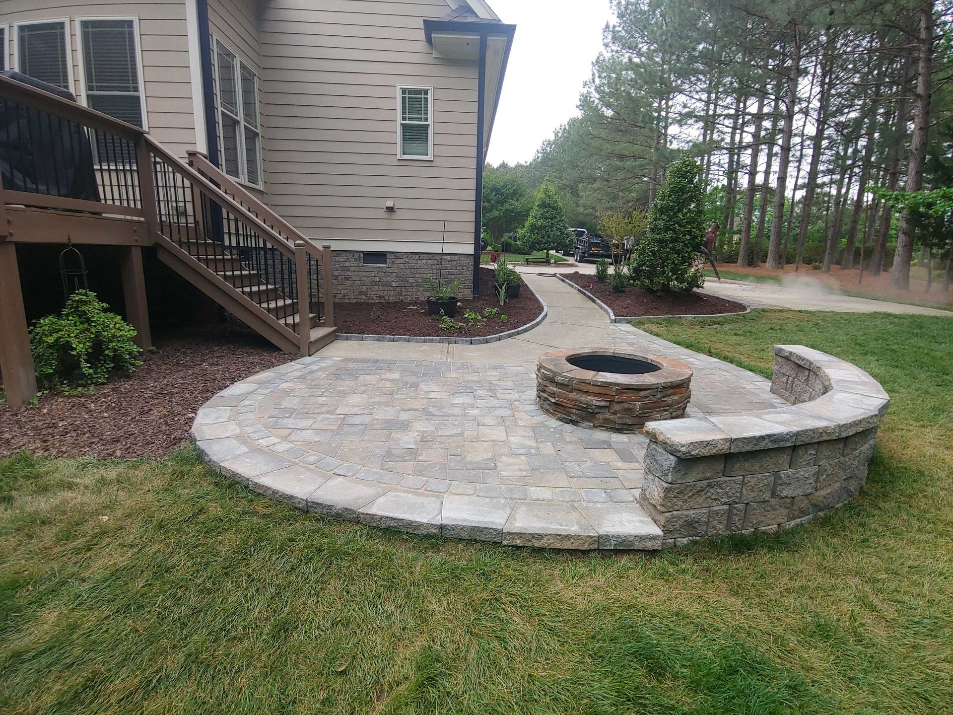 Firepit and Pavers
