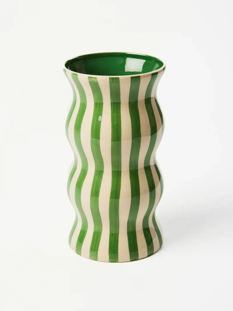 Jones & CO Palma Striped Vase