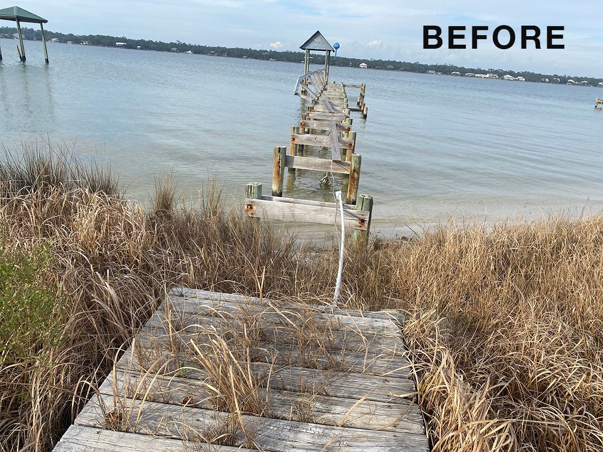 Old Pier before photo