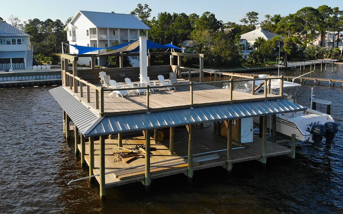 Custom boat house