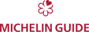Michelin Guide logo in burgundy with a Michelin star icon above the text