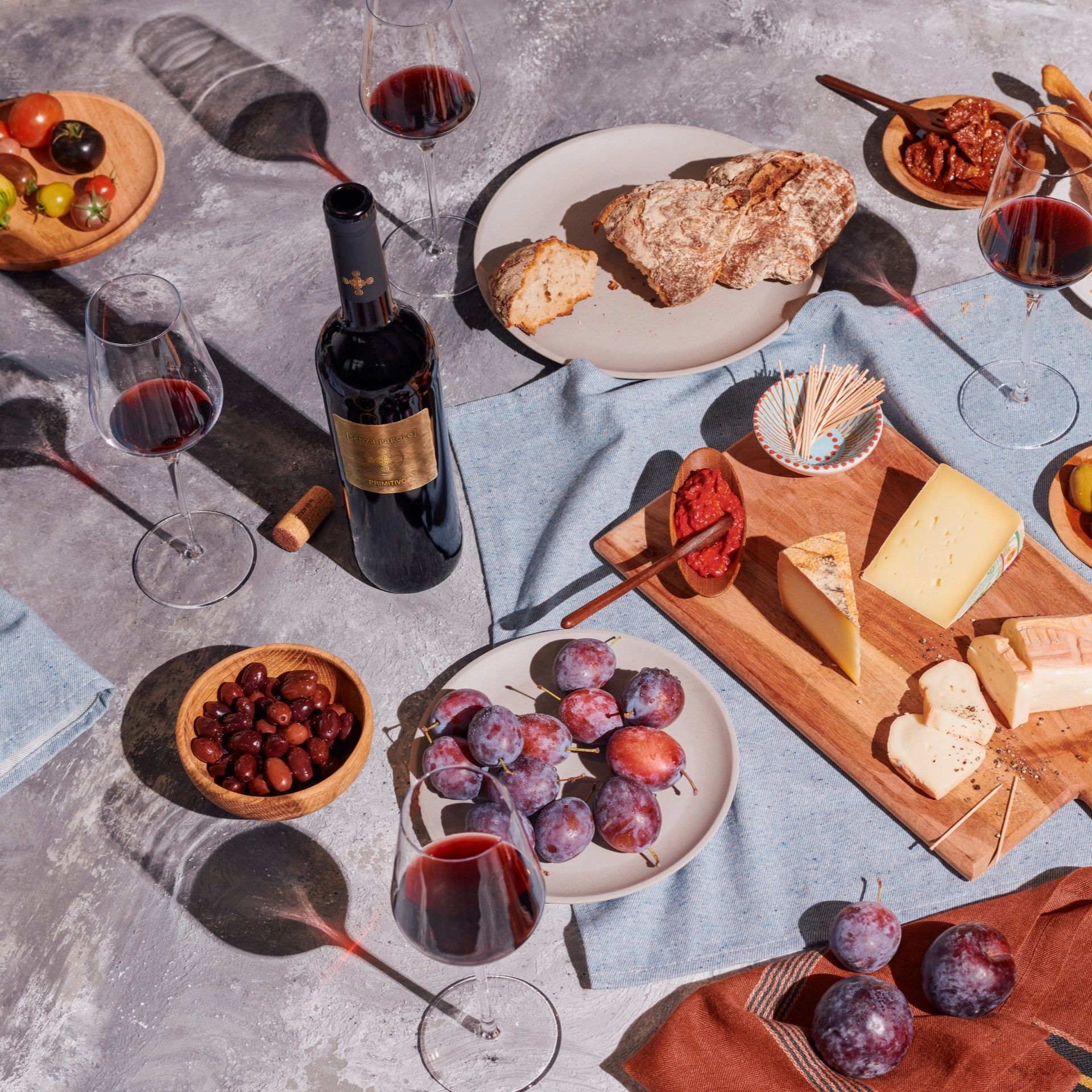 Primitivo, Negroamaro, Weißwein Bianco aus Italien