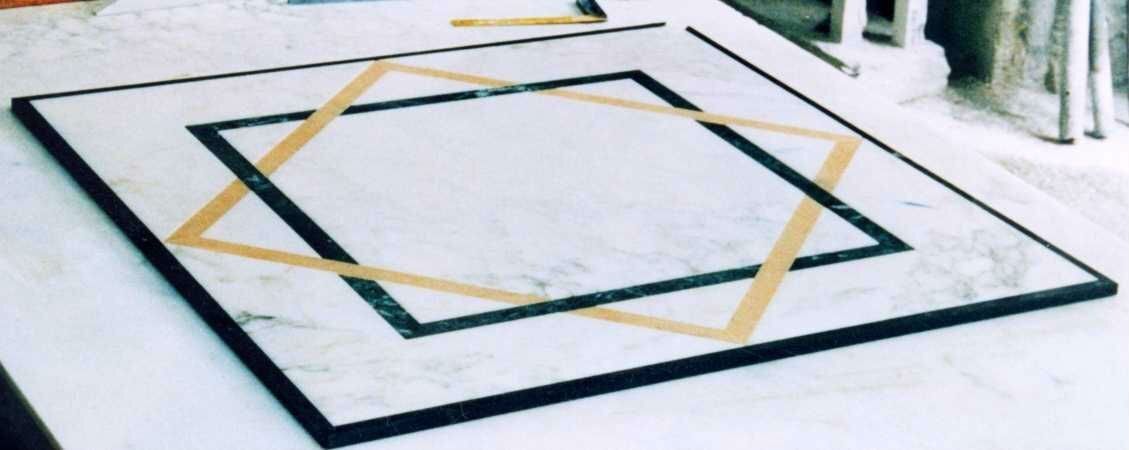 pavimentazione - intarsio marmo