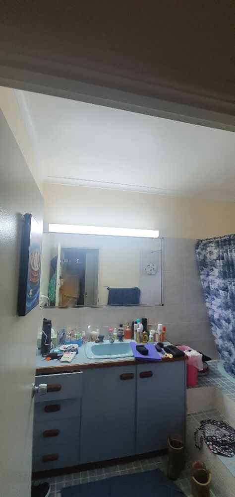 A Bathroom With a Shower and a Window — Omni Builders In Bungalow, QLD