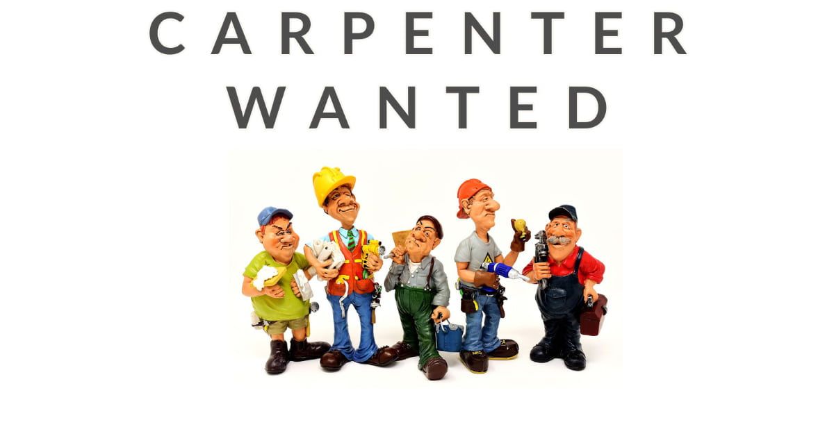 A Group Of Carpenters Are Standing Next To Each Other In Front Of A Sign That Says Carpenter Wanted — Omni Builders In Bungalow, QLD