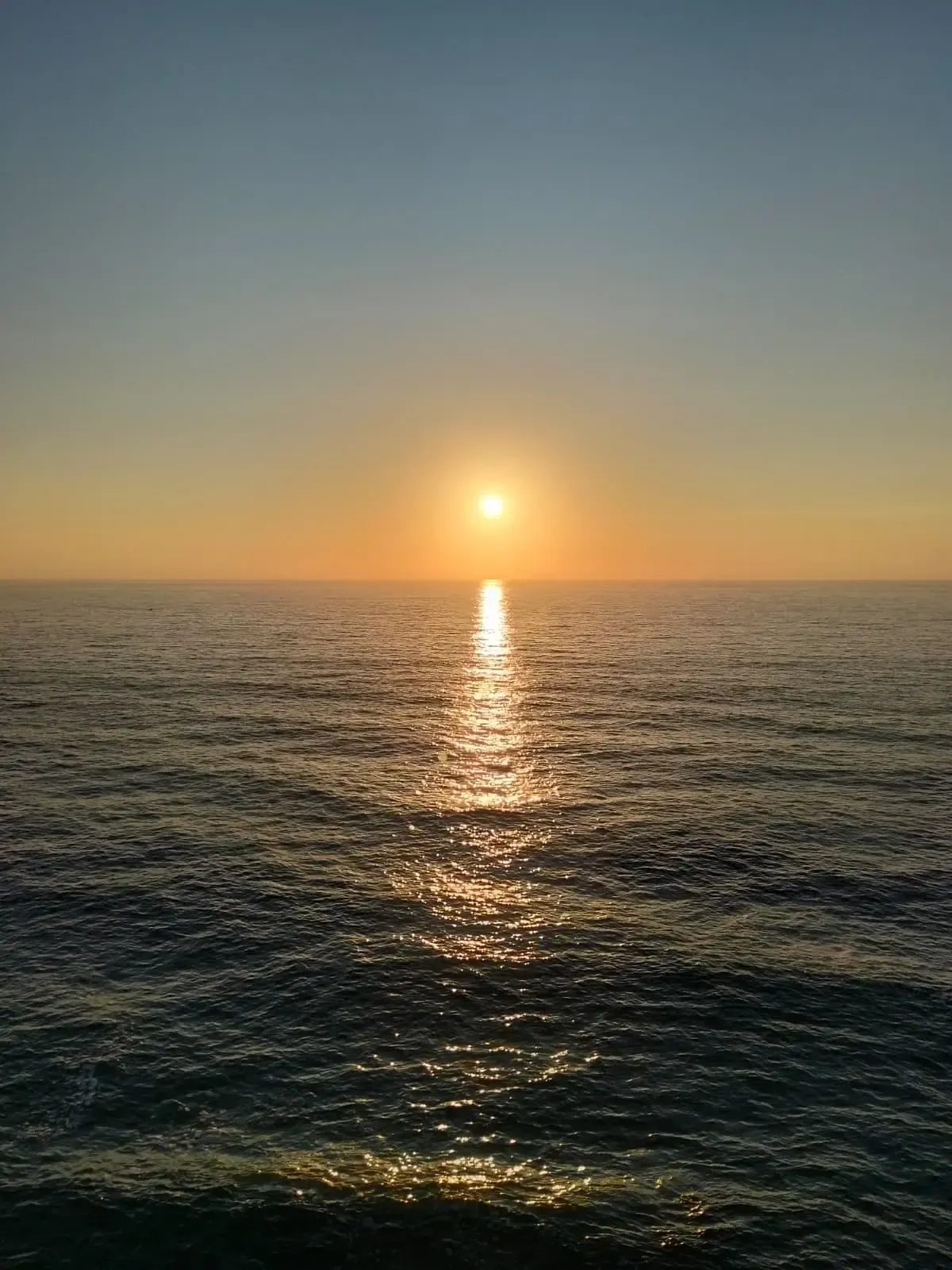 Sunset over the Atlantic Ocean from the Portuguese coast