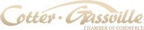 The logo for the cotten cassville chamber of commerce