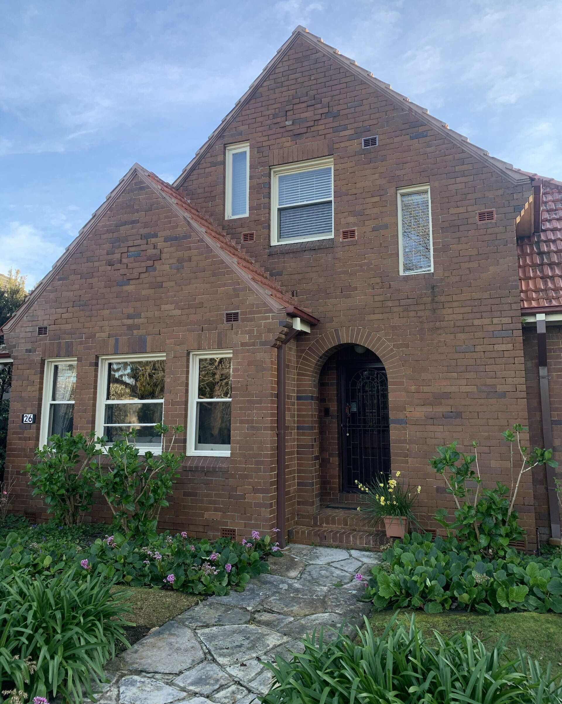 Repointed house