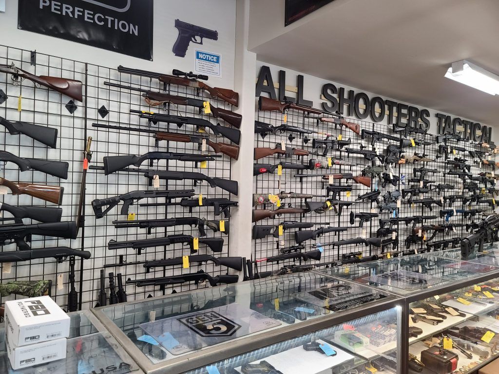 Guns for sale at All Shooters Tactical in Woodbridge, Virginia / Stephen Gutowski Guns for sale at All Shooters Tactical in Woodbridge, Virginia / Stephen Gutowski