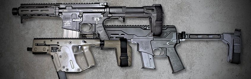Firearms with Attached “Stabilizing Braces” Firearms with Attached “Stabilizing Braces”