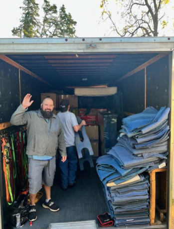 Putting Junks Inside the Truck
