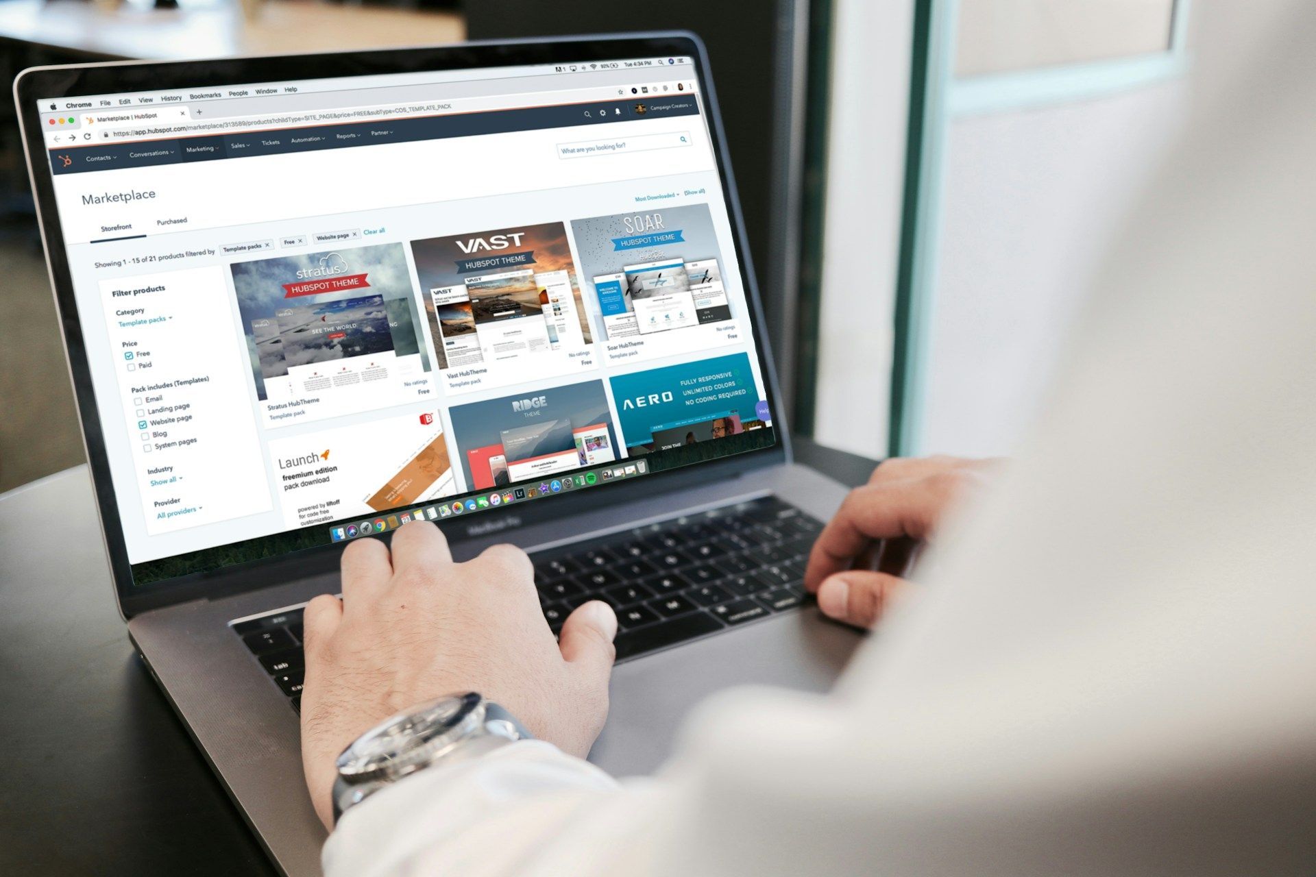 redesigning a website
