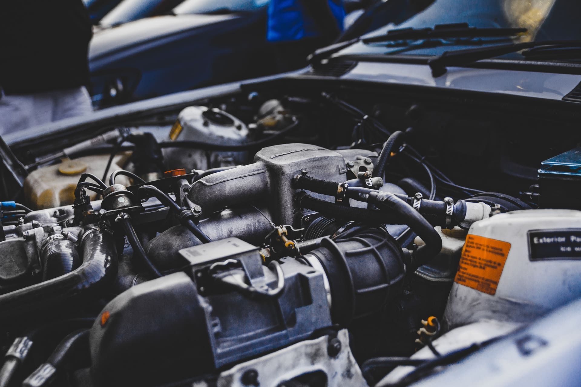 engine of a car