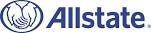 Allstate logo: Two hands in a circle, with dark blue text 